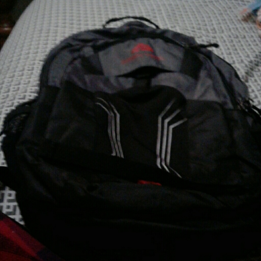 A camping back pack